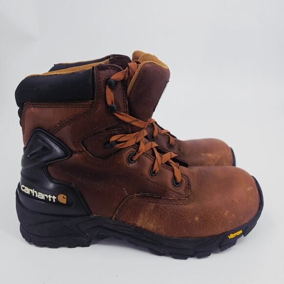 Carhartt Men's 6" Rugged Flex Composite Toe Work Boots Size 8.5 M - Picture 1 of 14